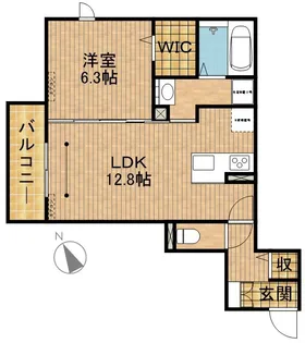 プランドール【3階】の間取り