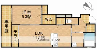 カーサESⅡ【1階】の間取り