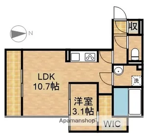 D−HILLS佐藤Ⅱ【2階】の間取り