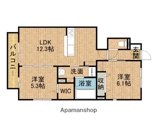 ノワール【1階】の間取り