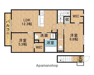ノワール【2階】の間取り