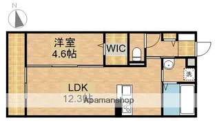 D−HILLS佐藤Ⅲ【1階】の間取り