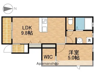 LOTUS三ヶ日【1階】の間取り