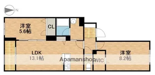 イルストーン古川【1階】の間取り