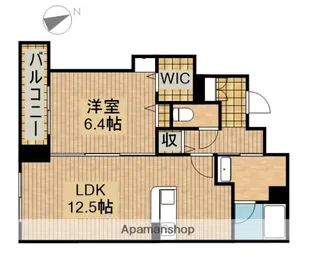 グランディア古川【1階】の間取り