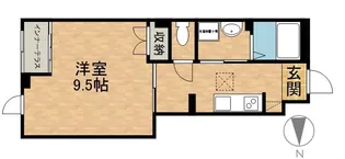 仮)シェルル・スターテラス和合【1階】の間取り