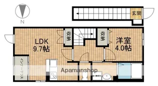 仮)シェルル・スターテラス和合【2階】の間取り