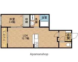 THE 1【1階】の間取り