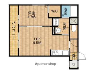DーCREST駅前3丁目【2階】の間取り