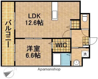 田畑ハイツそれいゆⅢ【1階】の間取り