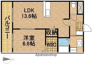 田畑ハイツそれいゆⅡ【1階】の間取り