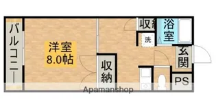 ソレアード幸【2階】の間取り