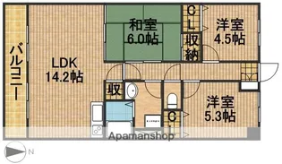 ベント484【202号室】の間取り