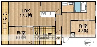 LUMIUS SANARUDAI【3階】の間取り