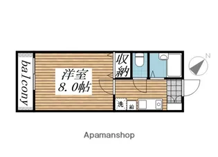 ウィズステージさくら【1階】の間取り