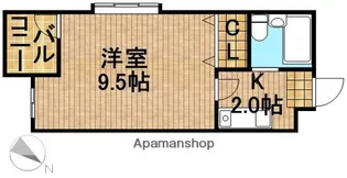 エピック佐鳴台【1階】の間取り