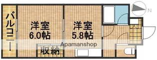 プリメーラ富塚【1階】の間取り