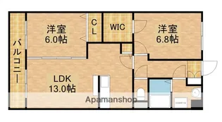 T.WOOD【3階】の間取り