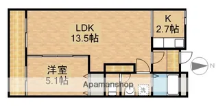 ホワイトヒルズ【3階】の間取り