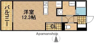 グランジャルダン【3階】の間取り