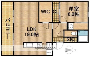 ガーデンハイツ浜松南【3階】の間取り