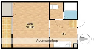 シャンドフルールタルイⅡ【105号室】の間取り