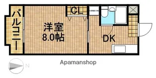 レジデンス曳馬Ⅱ【3階】の間取り