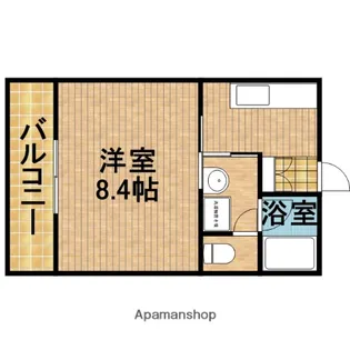 静岡県袋井市浅羽【アパート】の間取り