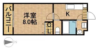 ソフィー【303号室】の間取り
