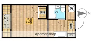 アパルト−ノイン【3階】の間取り