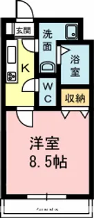 CORALBLUE【3階】の間取り