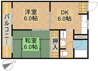 ローヤル石津【4階】の間取り