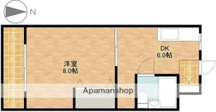 メゾンフェニックス【3階】の間取り
