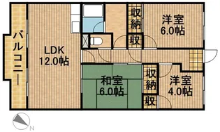 カルカソンヌ【1階】の間取り