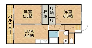 メゾンマスカット【4階】の間取り
