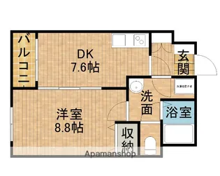 LAUREL COURT 田町(ローレルコート田町)【805号室】の間取り