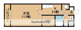コートリー【202号室】の間取り