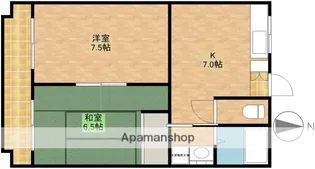 サンバードⅢ【1階】の間取り
