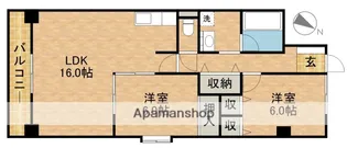 シティプラザ浜松【106号室】の間取り