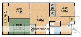 シティプラザ浜松【7階】の間取り