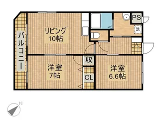 アベニール【4階】の間取り