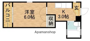 助信モンドEAST【2階】の間取り