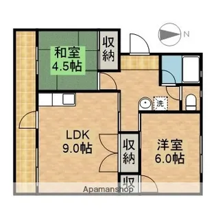 マンション佐鳴台【101号室】の間取り