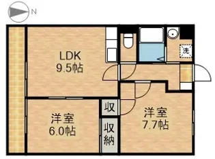 プルミエ【302号室】の間取り