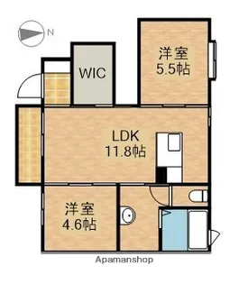 スクーデリア【1階】の間取り