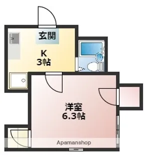 ルミシアⅡ【4階】の間取り