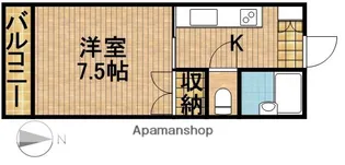 コスモス10【105号室】の間取り