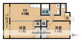 グロワール【305号室】の間取り