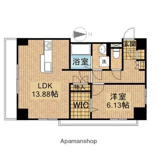 マッターホルン高尾【5階】の間取り