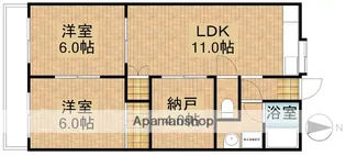 フォレスト・ハイム【303号室】の間取り
